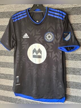 2021 adidas CF Montreal MLS Soccer Jersey Football Kit Shirt Men’s Small EUC